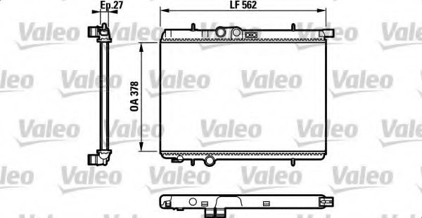 VALEO 732307 Radiator, engine cooling